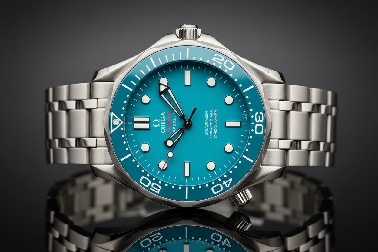 omega seamaster turquoise